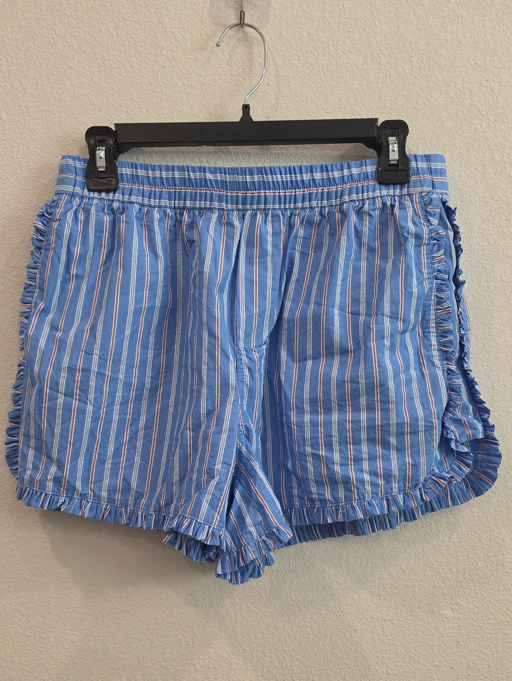 Free Assembly Striped Ruffle-Trim Shorts - Picture 4 of 8